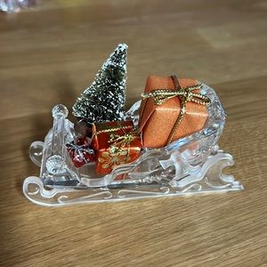 Retired Austria Swarovski Crystal Christmas SLEIGH